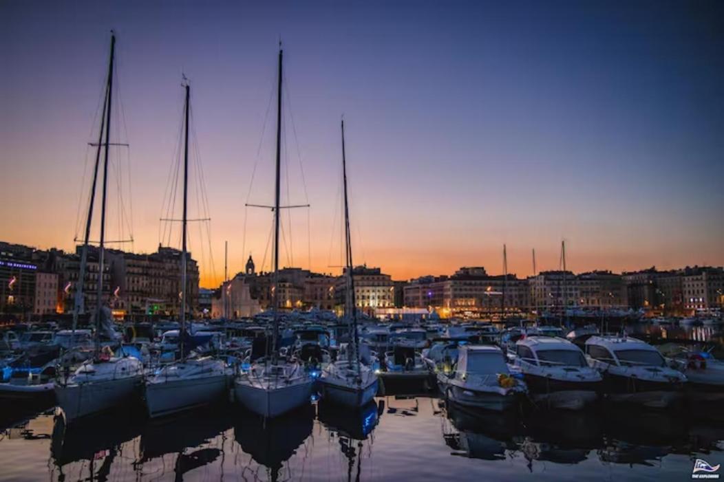 Vue Mer Le Panoramique Vieux-Port De Marsilya Dış mekan fotoğraf